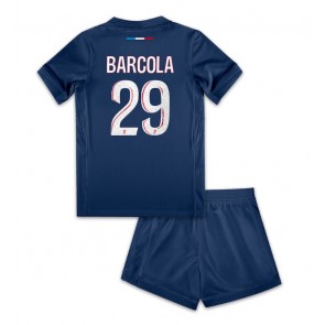 Paris Saint-Germain Bradley Barcola #29 Domaci Dres za Dječji 2024-25 Kratak Rukavima (+ kratke hlače)